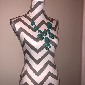 Teal bubble necklace
